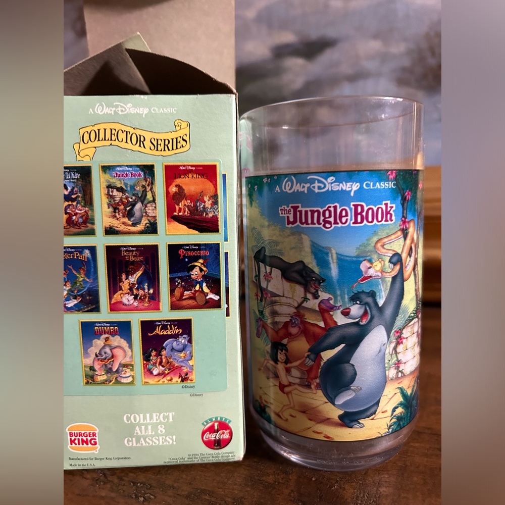 Nostalgic Disney Burger King Collector’s Cup Jungle Book